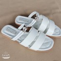 2020 summer new foreign trade large size two wearing slippers women's flat sandals European and American beach shoes slippers