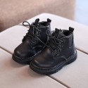 2021 autumn winter single boots girls' snow boots children's leather boots children's British fashion Martin boots boys' short boots