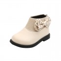 Children's cotton boots 2020 winter new children's shoes Korean girls' soft soled leather boots baby versatile Plush Martin boots