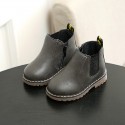 New children's shoes in autumn and winter of 2019 boys' Leather Boots British leather boots girls' single boots retro Martin boots trend 