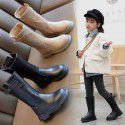 Girls' boots 2021 autumn new Korean fashion Princess boots single boots children's Knight boots waterproof high boots