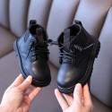 Autumn new children's shoes children's boots Martin boots boys' Leather low tube short boots girls' baby shoes wholesale 