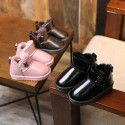 Winter new Korean children's snow boots waterproof children's warm cotton boots non slip boys' and girls' cotton shoes heel bag