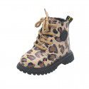 New children's boots British style leisure outdoor boots small and medium-sized children's Martin boots autumn and winter warm non slip short boots wholesale