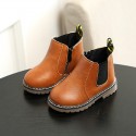 New children's shoes in autumn and winter of 2019 boys' Leather Boots British leather boots girls' single boots retro Martin boots trend 