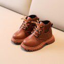 Autumn and winter new children's shoes children's Martin boots boys British fashion leather boots girls short boots baby shoes wholesale