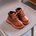 Wholesale girls' shoes children's leopard Martin Short Boots autumn 2022 new autumn hollow net boots single boots