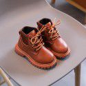 Wholesale girls' shoes children's leopard Martin Short Boots autumn 2022 new autumn hollow net boots single boots