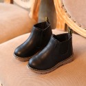 2021 autumn and winter new children's Martin boots boys' Leather Boots girls' short boots British style fashion single boots 