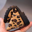 Girls' Martin boots 2021 new children's Princess short boots foreign style leopard print baby leather boots girls' boots winter