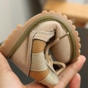 Children's fashion middle boots wolf boots autumn and winter new baby Martin boots men's and women's shoes British style Yellow Boots 