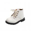 Girls' Martin boots 2021 new children's Princess short boots foreign style leopard print baby leather boots girls' boots winter