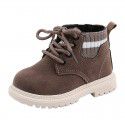 Girls' boots children's Martin boots 2021 autumn and winter new British fashion boys' short boots baby shoes