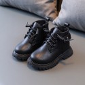 2021 autumn winter new children's shoes baby children's Martin boots girls' short boots British style retro boys' Leather Boots