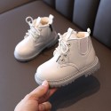 Autumn new children's shoes children's boots Martin boots boys' Leather low tube short boots girls' baby shoes wholesale 