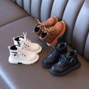 Children's boots girls' Martin boots 1-6 years old boys' short boots autumn children's single boots kidsboot leather boots wholesale