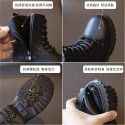Children's Martin boots 2021 new girls' catwalk short boots spring and autumn single boots little girls' net red boots