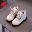 Girls' Martin boots 2021 new children's Princess short boots foreign style leopard print baby leather boots girls' boots winter