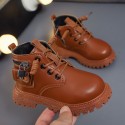 Children's Martin boots 2021 autumn winter new girls' boots children's soft sole single boots boys' shoes short boots
