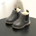 New children's shoes in autumn and winter of 2019 boys' Leather Boots British leather boots girls' single boots retro Martin boots trend 