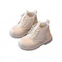 Girls Fashion Martin boots 2021 autumn and winter new British style children's single leather boots net red foreign trade baby boots