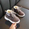 Girls' boots children's Martin boots 2021 autumn and winter new British fashion boys' short boots baby shoes