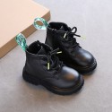 2021 autumn and winter new children's single boots Martin boots girls' boots middle-aged children's British snowy ground boys' shoes short boots