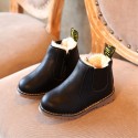 2021 autumn and winter new children's Martin boots boys' Leather Boots girls' short boots British style fashion single boots 