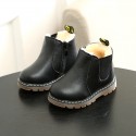 New children's shoes in autumn and winter of 2019 boys' Leather Boots British leather boots girls' single boots retro Martin boots trend 