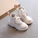 2021 autumn and winter new children's single boots Martin boots girls' boots middle-aged children's British snowy ground boys' shoes short boots