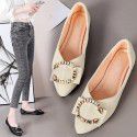 Net red Korean version single shoe lady 2022 summer fashion flow new fairy style leisure flat bottom shallow mouth shoes wholesale