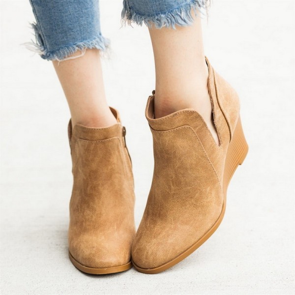 Cross border hot selling independent station eBay women's shoes 2021 European and American women's ankle low heel short boots single shoes foreign trade large