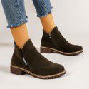 Cross border women's short boots foreign trade women's shoes new style in autumn and winter