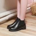 Autumn and winter 2020 new waterproof platform women's leather boots 35-43 large elastic belt Martin boots women's shoes wholesale