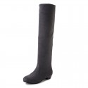 Foreign trade large size autumn and winter new high boots super long Knee Boots flat bottomed boots female spring and autumn boots manufacturer wholesale