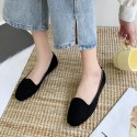 2021 spring and Autumn New Women's shoes with tendon soles, versatile square head fashion small single shoes, nurse shallow mouth shoes, large single shoes 43