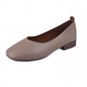 Soft sole small leather shoes Doudou single shoes women's 2021 spring and summer new mother's shoes low heel casual shoes women's shoes