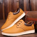 Men's shoes in spring and autumn, Black Non Slip work shoes, waterproof and wear-resistant casual shoes, Korean version, fashionable youth chef shoes