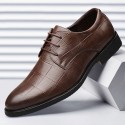 Leather shoes 2022 spring new men's Korean version British business dress leather shoes casual shoes work shoes