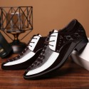 Spot men's business dress leather shoes pointed men's shoes new fashion shoes Korean version breathable British casual shoes in summer