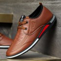 Men's shoes 2022 spring new board shoes men's fashion casual board shoes casual black small leather shoes sports shoes men