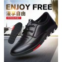 Cross border men's shoes 2021 new autumn men's casual leather shoes with soft leather and soft bottom and one foot on lazy breathable Doudou shoes