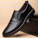 Men's British style business leather shoes men's breathable casual shoes fashion breathable shoes men's soft soled work shoes