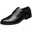 Leather shoes 2022 spring new men's Korean version British business dress leather shoes casual shoes work shoes