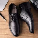 Leather shoes 2022 spring new men's Korean version British business dress leather shoes casual shoes work shoes