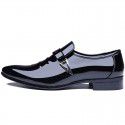 Men's fashion bright leather men's shoes cover foot single shoes on behalf of cross-border wholesale on behalf of hair