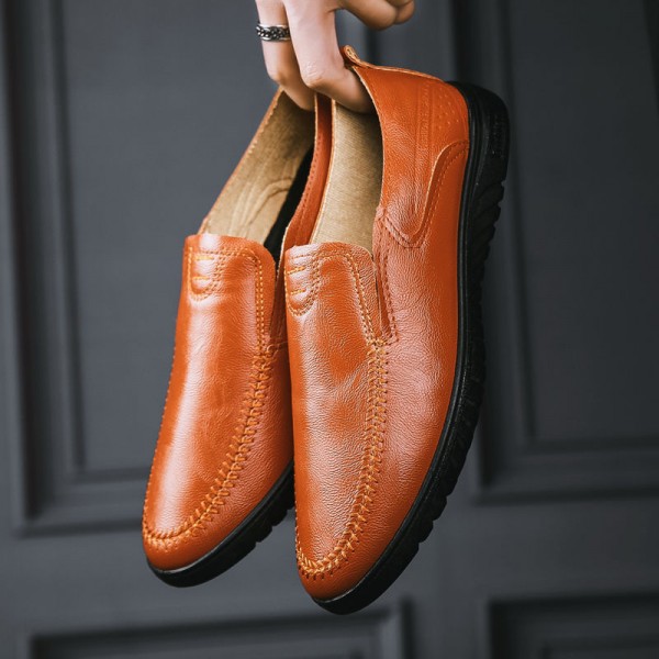 Men's shoes 2022 new shallow mouth pea shoes men's outdoor fashion shoes comfortable casual men's shoes