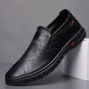 One foot on breathable leather shoes 2022 spring new work clothes shoes cross-border wholesale men's shoes leather warm casual shoes