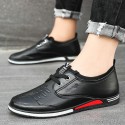 Men's shoes 2022 spring new board shoes men's fashion casual board shoes casual black small leather shoes sports shoes men