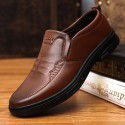 2022 spring new leather shoes cross border men's leather shoes fashion casual leather shoes men's one hair substitute men's shoes